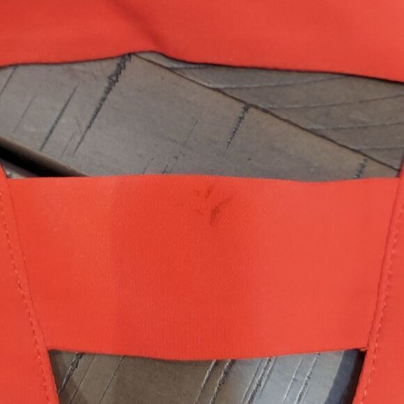 Amanda Uprichard Neon Orange Silk Slip Dress Gown Sz S - Picture 9 of 12